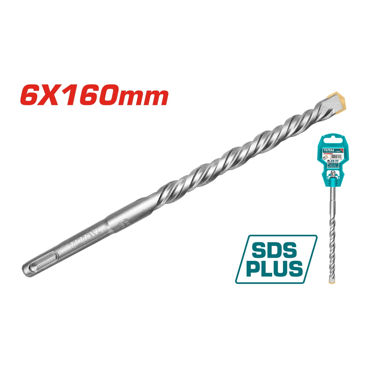 SDS Plus svrdlo 6x160mm / INDUSTRIAL (TAC310602)