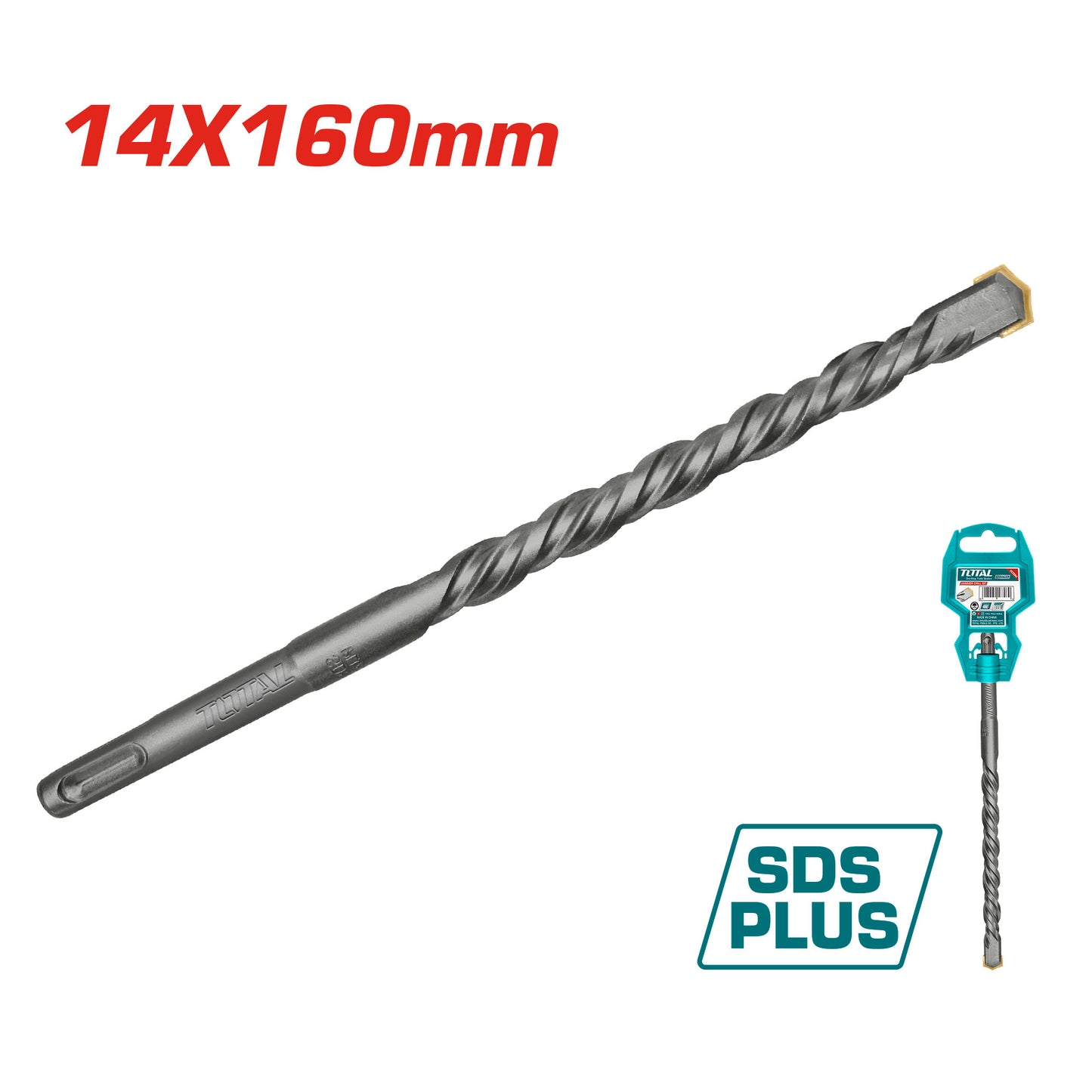 SDS plus udarna bušilica 14x160mm INDUSTRIAL (TAC311402)